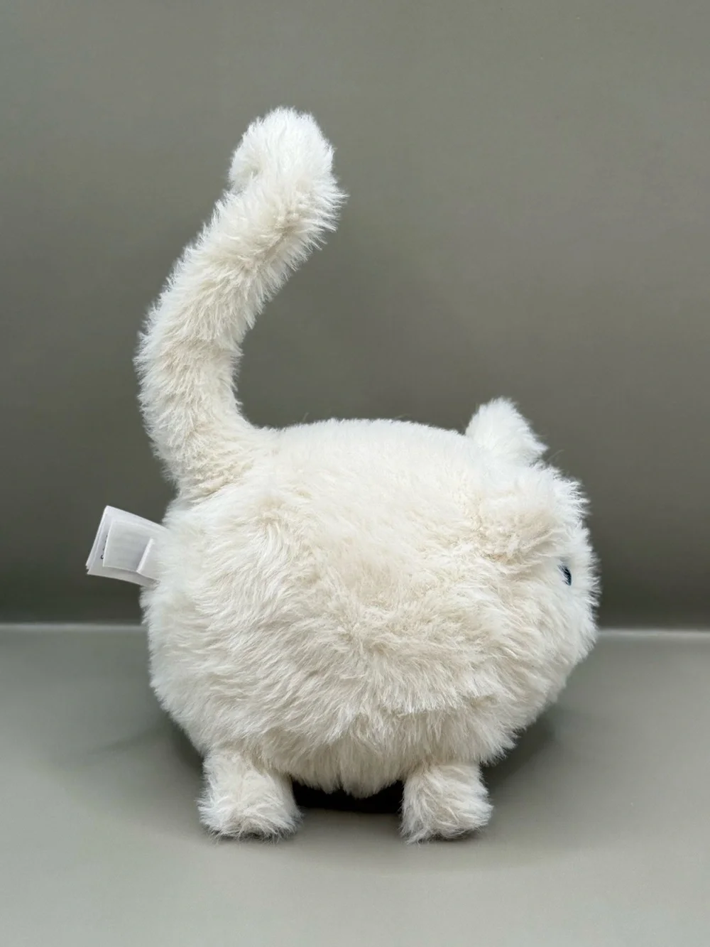 Retired Jellycat Cream Kitten Caboodle White Cat Plush Stuffed Animal